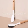 Multi-functional shoe brush, wooden handle, household tile gap scrubbing brush, floor brush, bathroom brush, long-handle cleaning toilet brush details Picture